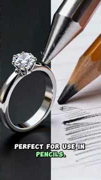 Why Are Diamond and Graphite So Different If They’re Both Made of Carbon? | #shorts