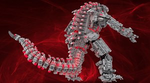 LEGO fan recreates classic showdown between Godzilla and MechaGodzilla