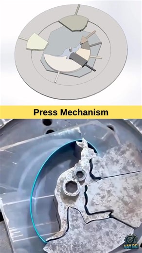 This Press Shapes Metal in One Motion 🤯 #shorts #press