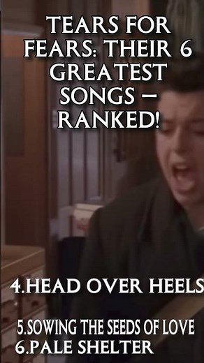 👉🫵 Tears for Fears: Their 6 Greatest Songs – Ranked!🤙🖖 #TearsForFears #80sMusic