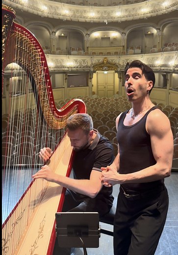 Rehearsing Handel Aria at Schwetzingen’s Rococo Theatre
