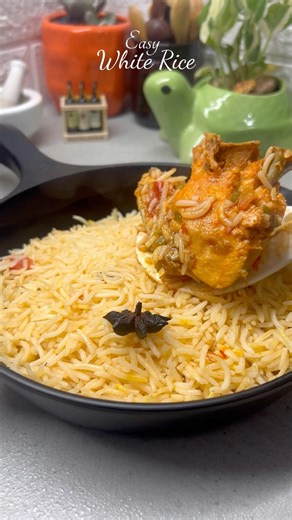 EASY WHITE RICE 😍😍 #trending #VIRAL #SHORTS #ricerecipe #tabletalesbyshimna
