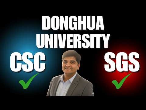 Donghua University CSC Scholarship 2026 Explained | Fully Funded Masters & PhD
