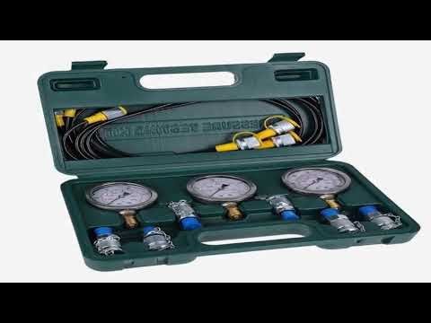 #Excavator Hydraulic Pressure Test Kit 250/400/600bar Hydraulic Gauge Kit