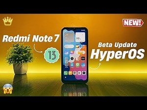 Install HyperOS on Redmi Note 7 | Android 13 | HyperOS Beta Update