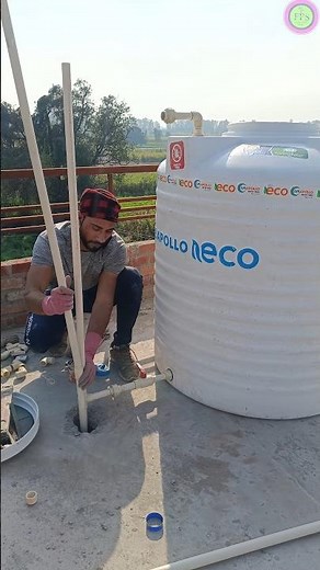 Water tank fitting installation #plumber #short