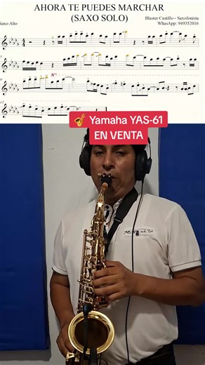 Yamaha YAS-61: Saxofón Vintage Disponible en Trujillo