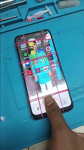 oppo Reno 8 5G display replacement/Og display fingerprint working #oppo#repairing #display#challenge