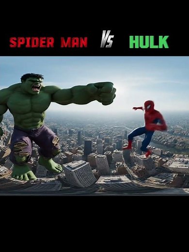 HULK vs SPIDER-MAN ⚔ Who Wins This Epic Fight? 😱
