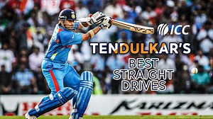 Hold that pose 📸 Relive some of Sachin Tendulkar’s trademark straight drives, which are an absolute treat, as the Little Master approaches his 50th birthday 🤩 #50forSachin | ICC - International Cricket Council