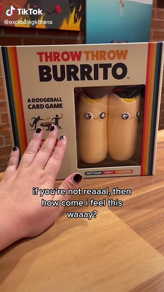 we love our lil babies 🥹🌯👶🏻 #partygames2022 #explodingkittens #gamenightideas