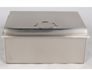 [Hot Item] Drop-in Stainless Steel Ice Chest Sink Cooler Insulated Refreshment Center