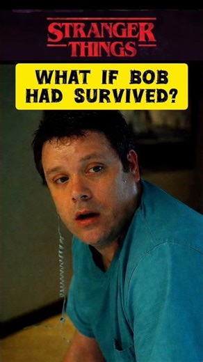 What if Bob survived in Season 2 of Stranger Things? #strangerthings #netflix #series