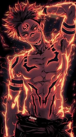 Sukuna 4K Live Wallpaper | Jujutsu Kaisen Anime Energy Flames