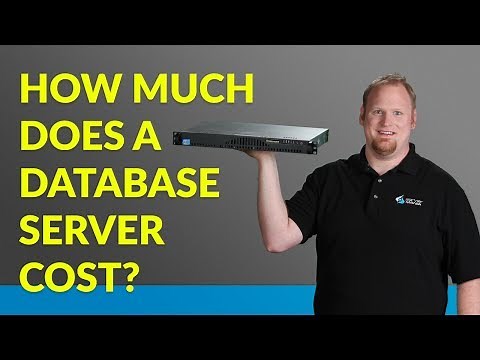 How much does a database server cost?