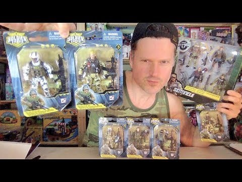 SOLDIER FORCE VS TRUE HEROES 3.75" ARMY ACTION FIGURES TOYS R US UNBOXING REVIEW GEOFFREY CHAP MEI
