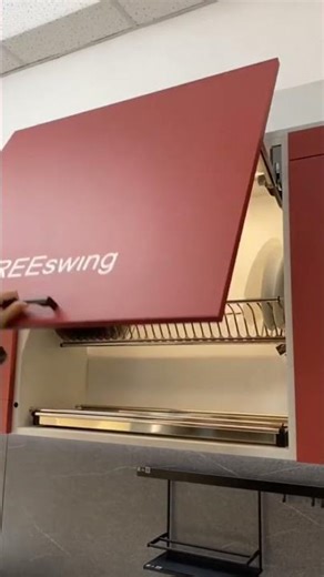 Lift-Up Cabinet Doors #kitchencabinets #kitchendesign #cabinetdoors #kitchenideas #kitchenstyle