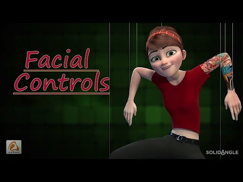 How to use Mery Facial Controls | Maya 2018 | Mery Rig