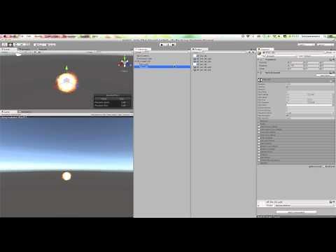 Unity Shuriken Tutorial2 Effect FireBall 1
