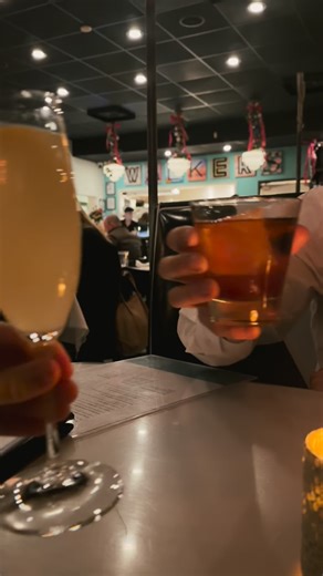 When you go to your favorite restaurant for the top tier food, but bonus, you run into everyone else in town because it’s the place to be! ✨ | WALKER'S DRIVE IN