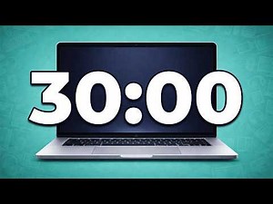 30 Minute Computer Timer (Silent Countdown)