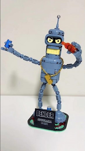 Brickcraft Futurama Bender Build Lego Style Set #brickcraft #lego #futurama