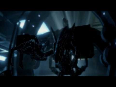 Хищник сразил чужого и рождение нового чужого. Aliens vs Predator #4