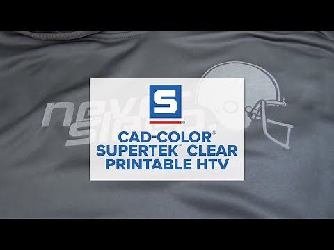 CAD-COLOR® SuperTEK™ Clear Printable HTV
