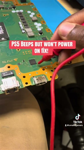 Ps5 beeps but won’t power on fix! #ps5repair #ps5 #ps5console #fyp