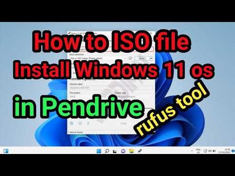 How to install os windows 11 in pendrive using rufus tool | very easy way