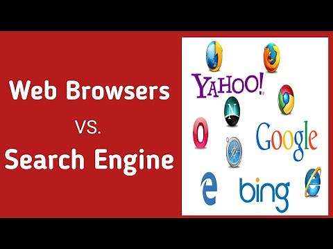 Computer Basics -Difference Between Web Browsers and Search Engine