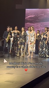 Madhuri Dixit Nene walked for @rannagill at Lakmē Fashion Week x FDCI and the crowd just couldn’t keep calm! @madhuridixitnene @lakmefashionwk @fdciofficial #LakmēFashionWeekxFDCI #LFWXFDCI #LFW #LakmēFashionWeek #5DaysofFashion #UltimateFaceDefinition | Cosmopolitan India