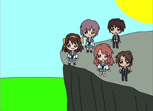 ahah I overestimated the time I had that's why it's rushed #fyp #fypシ゚viral #themelancholyofharuhisuzumiya #haruhisuzumiya #animationmeme