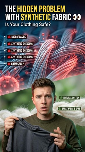 Stop Wearing This Fabric Every Day ⚠️ #healthtips