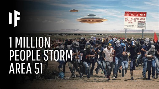 What might happen if a million people stormed Area 51?