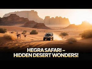 "Inside Hegra Wildlife Safari Hidden Desert Wonders of Saudi Arabia!" #SaudiArabia #Hegra #AlUla