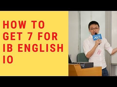How to get a Level-7 for your IB English Interactive Oral (IO)