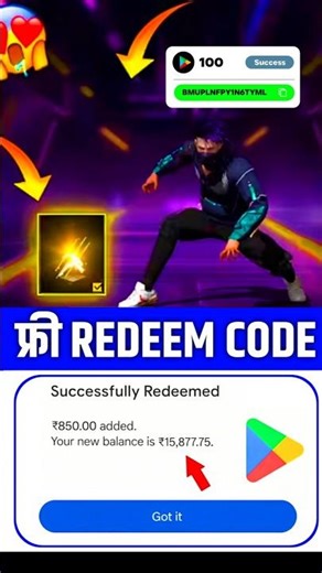 Free Redeem Code 100 | Google Play Store Redeem Code | How to Get Free Redeem Codes 2026 #redeemcode