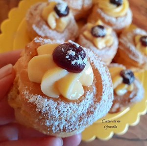 59K views · 1.3K reactions | Come fare delle #zeppole al forno perfette?  seguimi ;) la #ricetta la trovi qui : https://cucinaconmegraziellaeraffaele.it/zeppole-al-forno/ | Cucina con me Graziella | Facebook