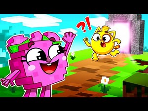 Magic Challenge in Minecraft World 🏰✨Funny Kids Songs 🐱🐨🐰🦁 And Nursery Rhymes by Baby Zoo - Videos For Kids