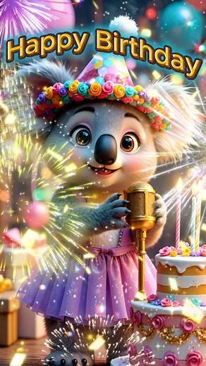 Send a quick, joyful birthday greeting to your koala bear loving friends, family, or coworkers with this bright and musical birthday video. Perfect for sharing on Facebook Reels to spread smiles, good vibes, and birthday love. A cute, colorful, feel-good way to say Happy Birthday! 💖✨ #HappyBirthday #BirthdaySong #BirthdayReel #HappyBirthdayToYou #BirthdayWishes #BirthdayVideo #BirthdayVibes #CelebrateHappiness #GoodVibes #PositiveVibesOnly #MakeAWish #BirthdayLove #HappyMoments #SpreadJoy #Birt