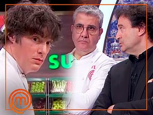 6.1M views · 90K reactions | Es fácil que al cocinar la vejiga, tenga algún poro y se rompa, como lo que le ha sucedido a Jordi, pero el chef ha continuado el cocinado poniéndole una solución a su problema. ¿Cómo será el resultado? En 60 minutos lo sabremos. #MasterChef #MasterChefEspaña | MasterChef España | Facebook