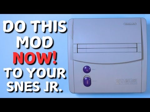 RGB Mod for the SNES junior is absolutely essential.