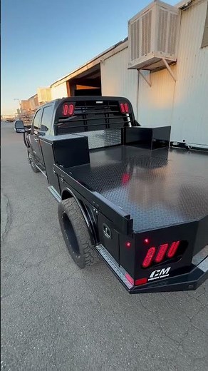 A CLEAN installation of a CM flatbed done at Johnson Manufacturing in Woodland, Ca.