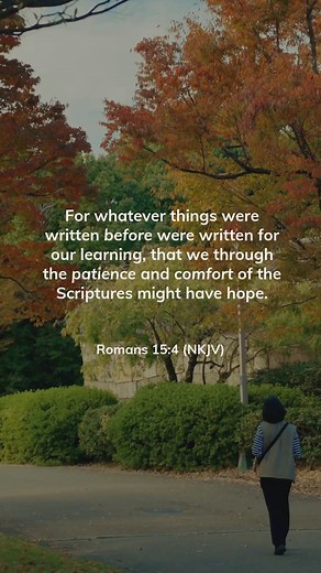 “For whatever things were written before were written for our learning, that we through the patience and comfort of the Scriptures might have hope.” — Romans 15:4 (NKJV) As we near the Advent season, we’re reminded that hope isn’t just a feeling, it’s a promise. Every verse, every story, and every prophecy in Scripture points us to the hope fulfilled in Christ. ️ | ChurchSource | Facebook