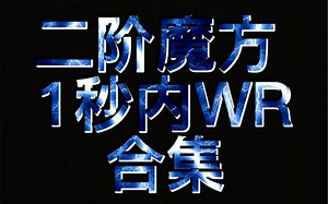 WCA二阶魔方单次1秒内WR合集
