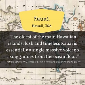 From the pages of 1000 Places To See in the United States and Canada Before You Die (Kauai, Hawaii) Learn more about the book here: https://www.workman.com/products/1-000-places-to-see-in-the-united-states-and-canada-before-you-die | 1000 Places to See Before You Die