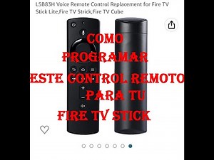 COMO PROGRAMAR UN CONTROL REMOTO PARA FIRE TV STICK