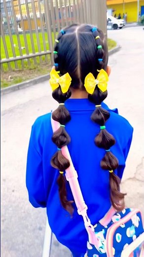 BEAUTIFUL KIDS' HAIRSTYLE FOR SCHOOL ❤️ Easy, Quick, and Perfect for Every Day