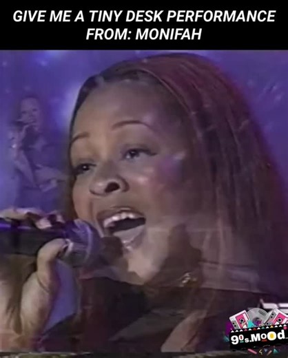 Monifah on Instagram: "repost via @90s.mood_ It’s needed @nprmusic ❤️ I agree ... Tag @nprmusic if it's a YES for you... 💜🎶🎵🎤🎹"